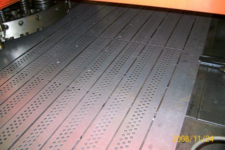 CNC Punched Aluminized Steel