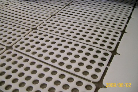 CNC Punched HPDE Plastic