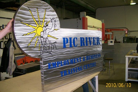 Metal Sign - PIC-RIVER